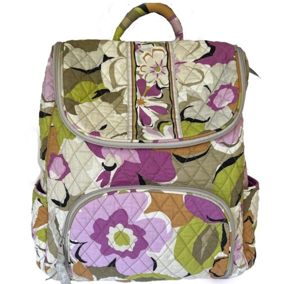 Vera Bradley | Large double zip backpack in Portobello Road pattern - Picture 9 of 9